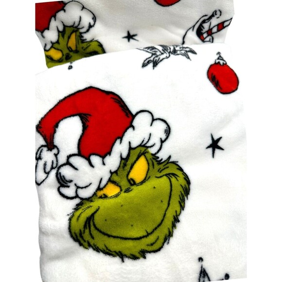 The Grinch Blanket Dr Seuss Christmas Blanket TWIN - Picture 3 of 3